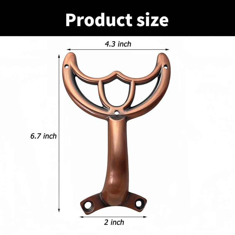 GHYTRIGEN 5 Pcs 52’’Ceiling Fan Blades Arms Replacement,Ceiling Fan Blades Arms Replacement Parts Mounting Bracket Kit for Replacing The Worn Fan Blades,Keep The Balance and Good Performance (Copper) - Image 5